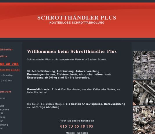 Die Abholung von Schrott blickt auch in Duisburg auf eine lange Geschichte zurück