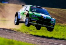 Kreim vor Griebel: SKODA geht mit WRC 2-Doppelführung in den Finaltag der Rallye Deutschland