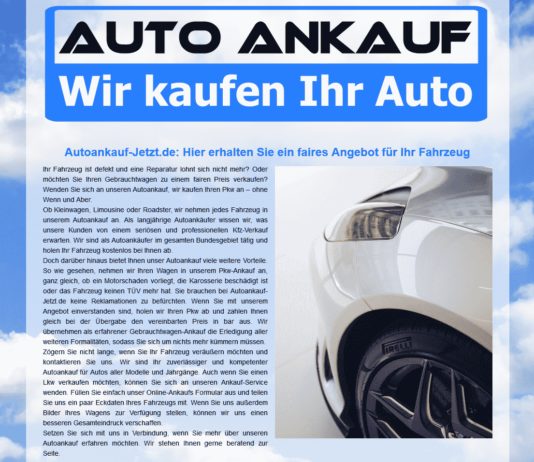 Autoankauf ⭐️⭐️⭐️⭐️⭐️ in Osnabrück zu Top-Preisen autoankauf-jetzt.de/