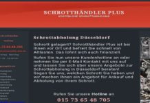 Wir Holen Ihre Schrott kostenlos ab in Düsseldorf und Umgebung