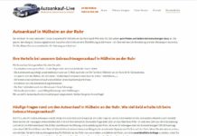 Wir kaufen Ihren Gebrauchtwagen in Mülheim an der Ruhr und Umgebung