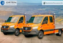 Blackstone Resources AG: ORTEN E-Trucks zeigt erstes Nutzfahrzeug, das künftig mit 3D-gedruckten High-Tech-Batterien von Blackstone angetrieben wird
