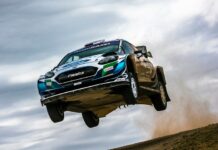 Junge Fahrer von M-Sport Ford wagen sich bei Safari-Rallye Kenia im Fiesta WRC auf unbekanntes Terrain