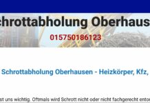 Kostenlose Schrottabholung in Oberhausen- auch bei kleineren Mengen