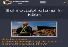 professionellen Schrottabholung in Köln und Umgebung durch unseren mobile Schrotthändler