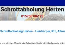 Kostenlose Schrottabholung in Herten- auch bei kleineren Mengen