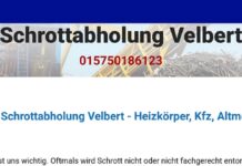 Wenn es um den Schrottabholung in Velbert und Umgebung geht, sind Sie bei uns