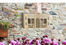 Royal Gardineer XXL-Naturholz-Insektenhotel und Nisthilfe „Grand Hotel“