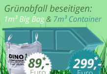 Gartenabfall im Frühjahr