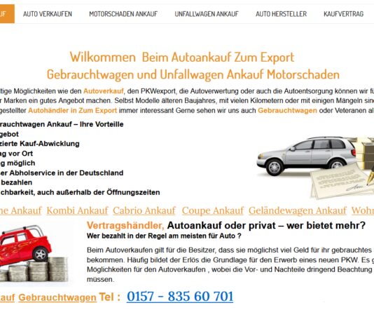 Maximalpreis für gepflegte Gebrauchtwagen beim Autoankauf Kerpen