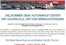 Autoankauf Ludwigsburg setzt auf über 20 Jahre Erfahrung im Autoankauf