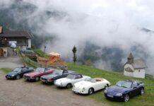 Unvergessliche Fahrt durch die Dolomiten: Oldtimer Cabrio Tour bei den Cabrio Days 2023 in Südtirol